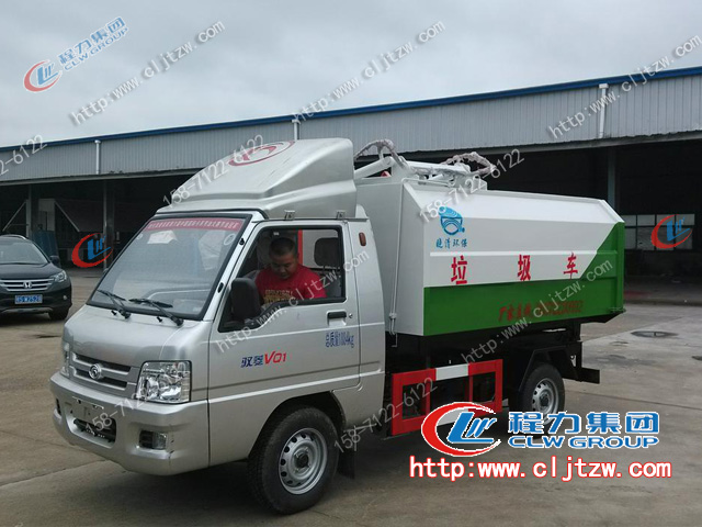程力專汽福田馭菱2方掛桶垃圾車
