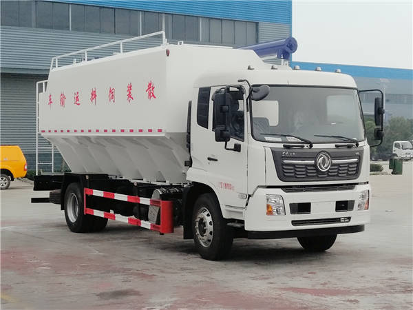 東風(fēng)天錦散裝飼料運輸車
